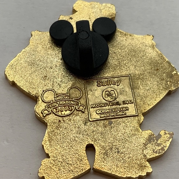 Vintage Disney Parks Pin Trading Pixar Monsters Inc. Sulley 2003 Lapel Pin - Picture 7 of 9